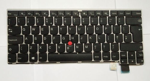 Lenovo Keyboard 01AV029 Non Backlit Silver Frame Lenovo Keyboard 01AV029 Non Backlit Silver Frame