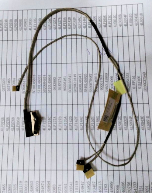 Lenovo LCD Cable with Wifi Antennae 5C10L46013 Lenovo LCD Cable with Wifi Antennae 5C10L46013