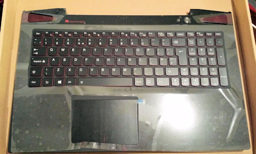 Lenovo Palm Rest with Keyboard UK 5CB0F78834 in Black Lenovo Palm Rest with Keyboard UK 5CB0F78834 in Black