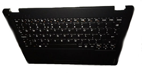 Lenovo Palm Rest with Keyboard UK 5CB0K48374 Black