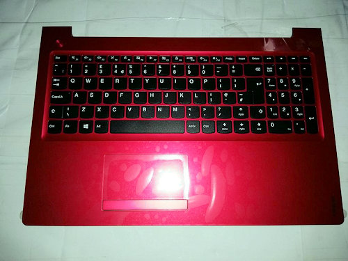 Lenovo Palm Rest with Keyboard UK 5CB0L35850 in Red