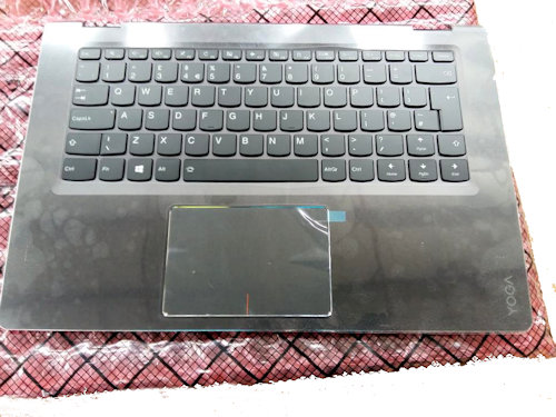 Lenovo Palm Rest with keyboard UK Black 5CB0L66087 Backlit