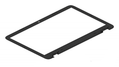 HP LCD Bezel 856597-001 with webcam opening HP LCD Bezel 856597-001 with webcam opening