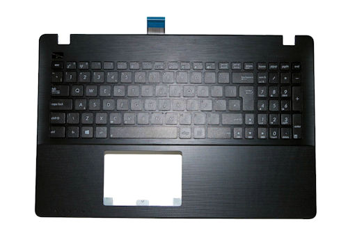 Asus Keyboard including Upper Cover 90NB03VB-R31UK0 Black Asus Keyboard including Upper Cover 90NB03VB-R31UK0 Black