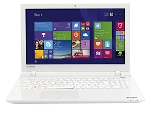 Toshiba Keyboard White Including the Upper Cover A000387470