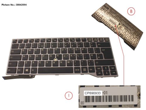 Fujitsu Lifebook Keyboard FUJ:CP690933-XX with Point Stick Fujitsu Lifebook Keyboard FUJ:CP690933-XX with Point Stick