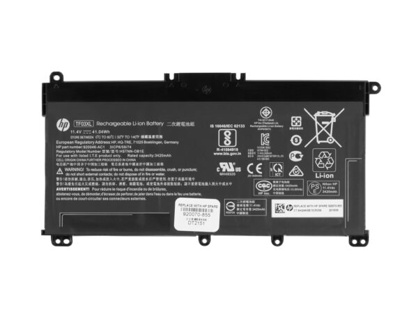 920070-855 HP Laptop Battery 920070-855