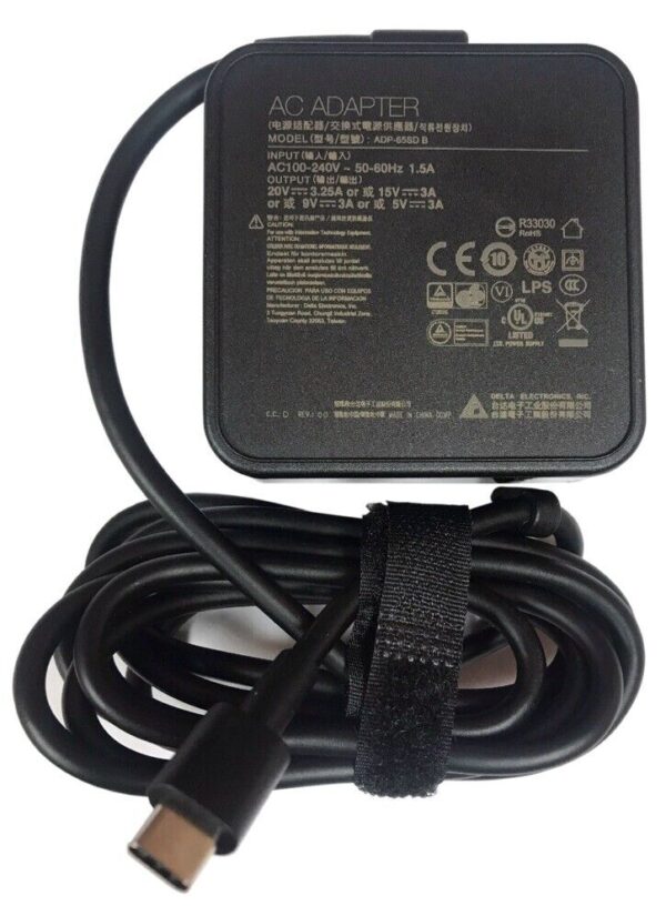 0A001-00449500 Asus 65W AC Adapter Type C
