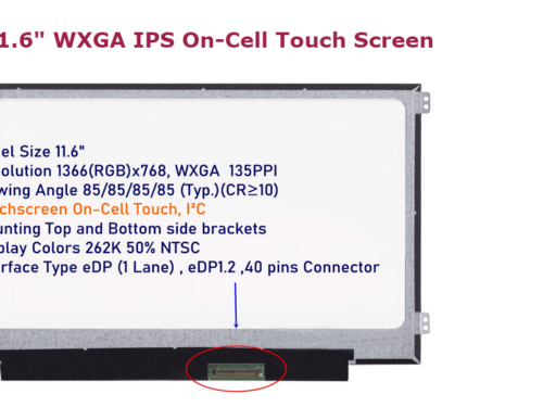 11.6inch WXGA IPS On-Cell Touch Screen - SCNE33