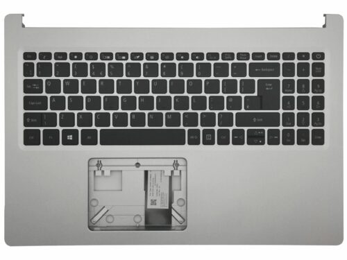 Acer Upper Cover UK Backlit in Silver