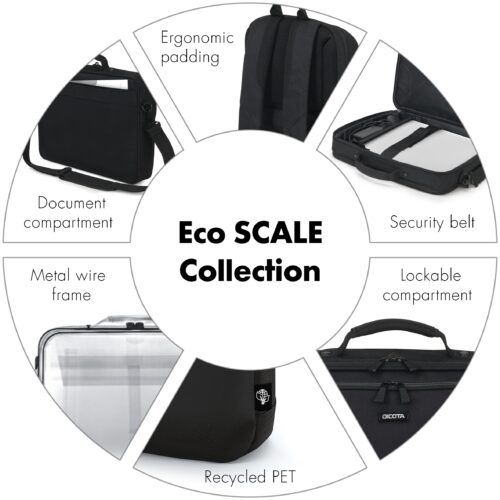 Dicota Eco Top Traveller SCALE 12-14.1", Black