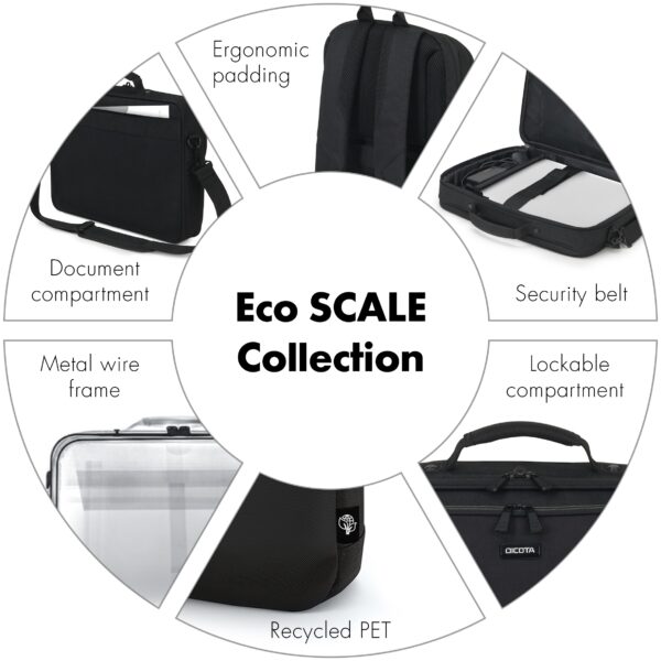 Dicota Eco Multi SCALE 14-15.6", Black
