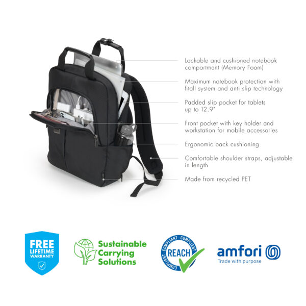Dicota Backpack Eco Slim PRO for Microsoft Surface