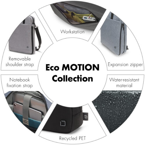 Dicota Eco Slim Case MOTION 10 - 11.6" Light Grey