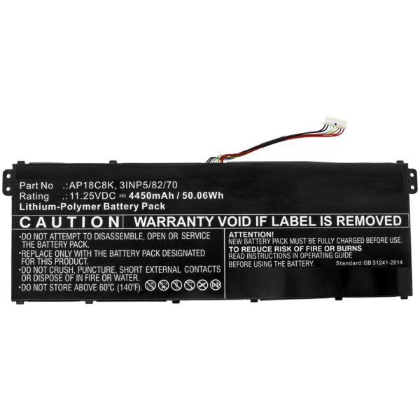 KT.00205.004 Acer Battery Compatible - LAP0099