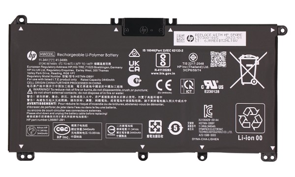 HP Laptop Battery L97300-005