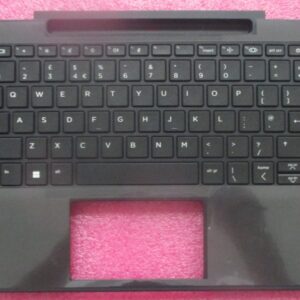 HP Upper Cover with UK Keyboard Jet Black - N00452-031