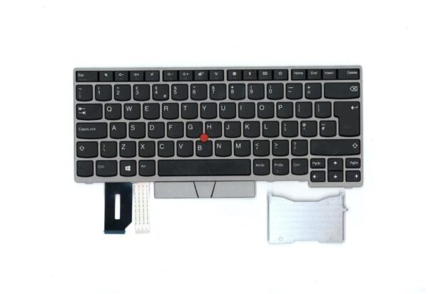 Lenovo UK Keyboard, Silver - 01YN328