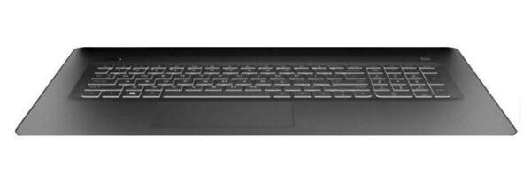 HP UK Palmrest Assembly, Black - L02743-031
