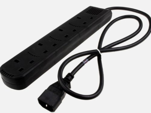 Power Strip Non-Stock IEC C14 Plug to UK 4-Way