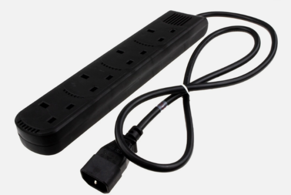 Non-Stock IEC C14 Plug to UK 4-Way