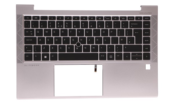M52490-031 HP UK Upper Cover, Backlit - M52490-031